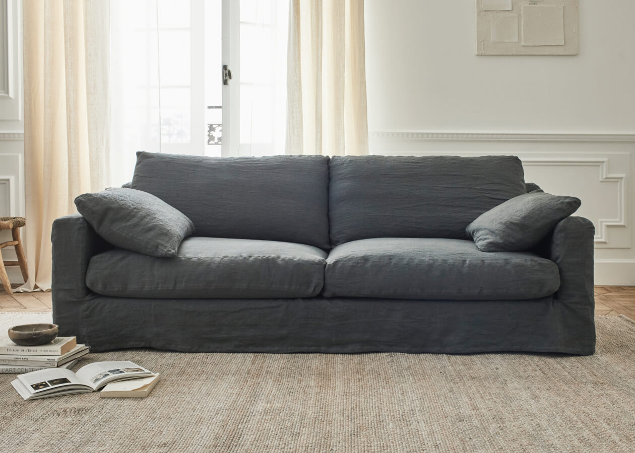 Divano in lino PALM