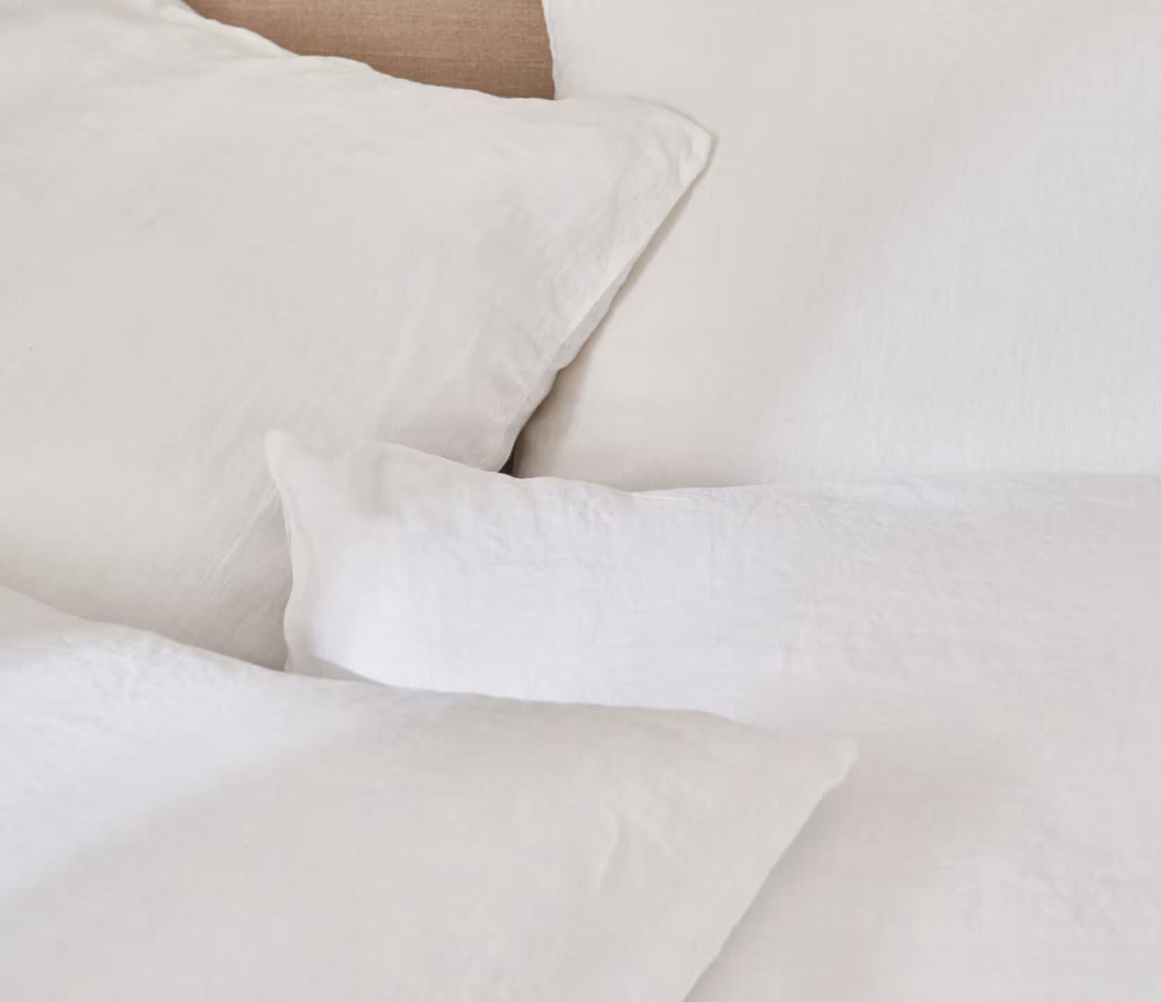 Funda de almohada de lino lavado
