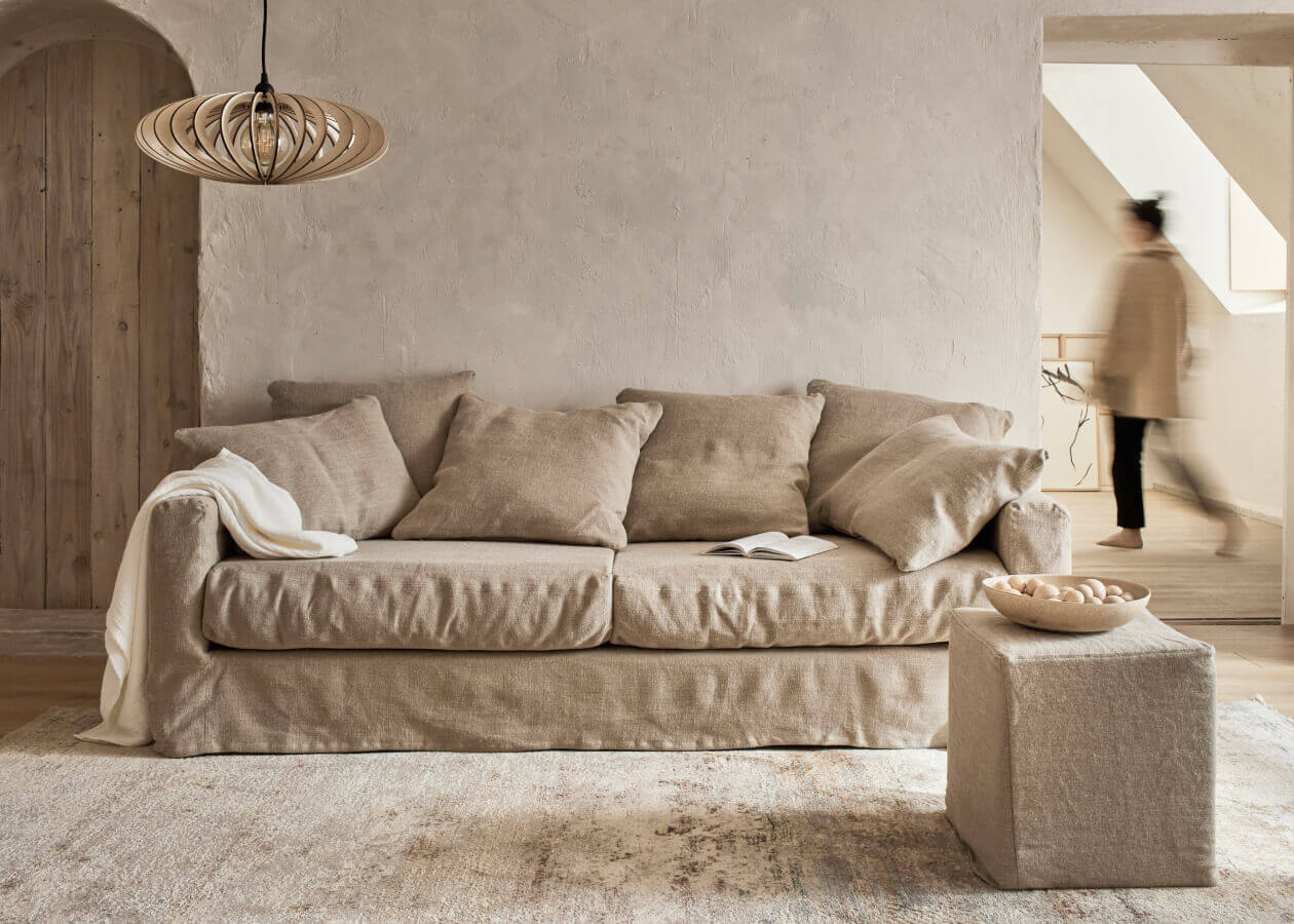Divano in lino PALM