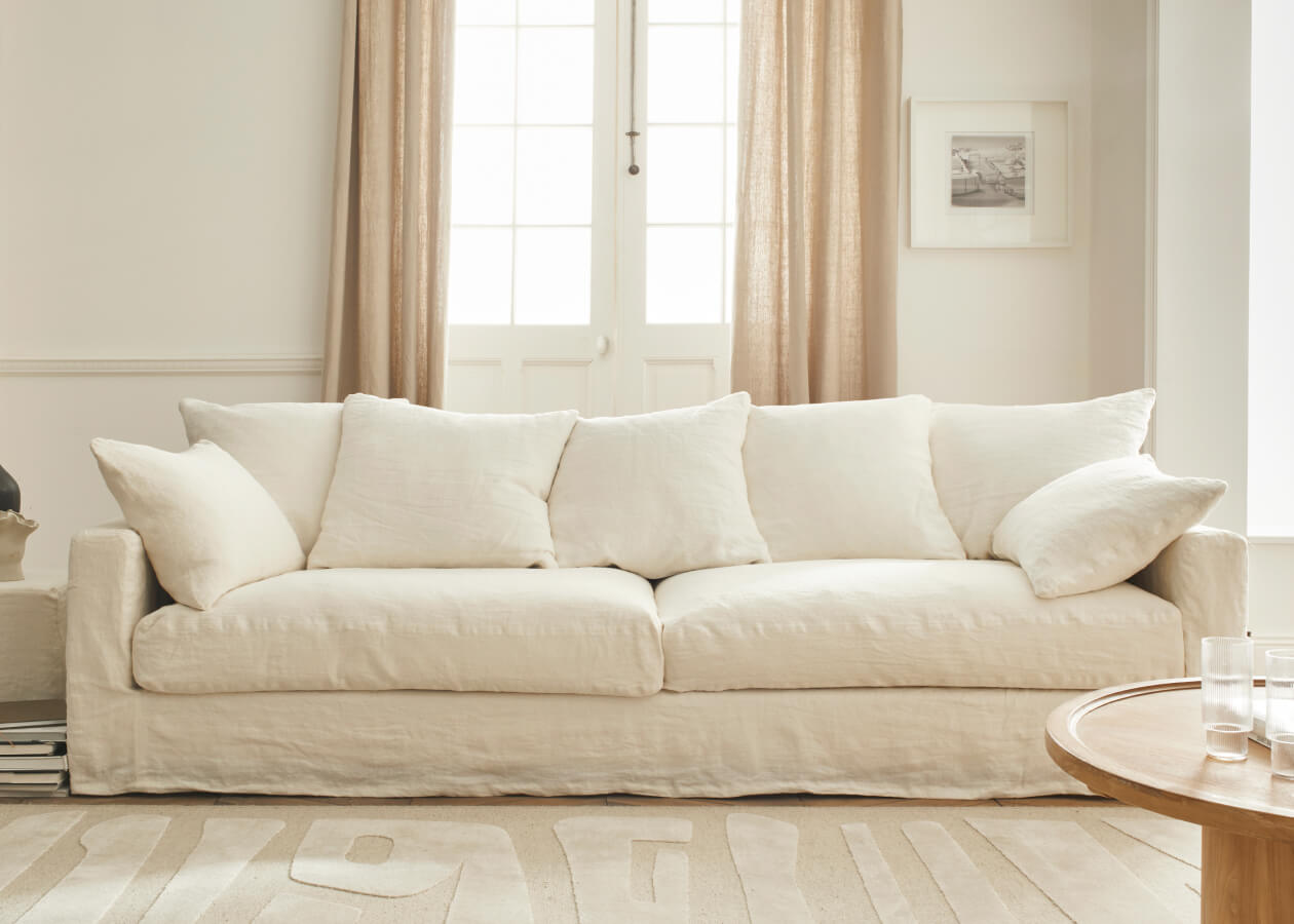 Divano in lino PALM