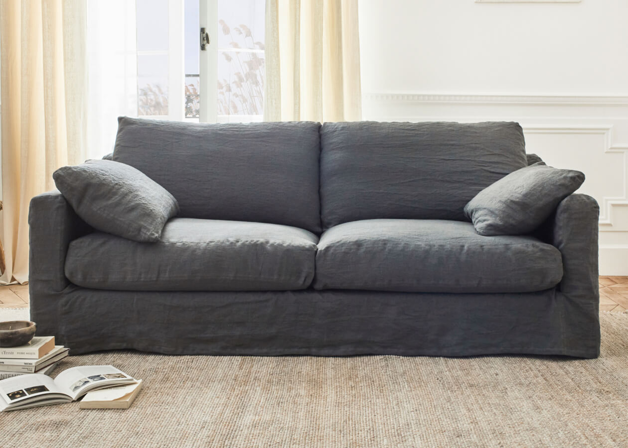 Divano in lino PALM