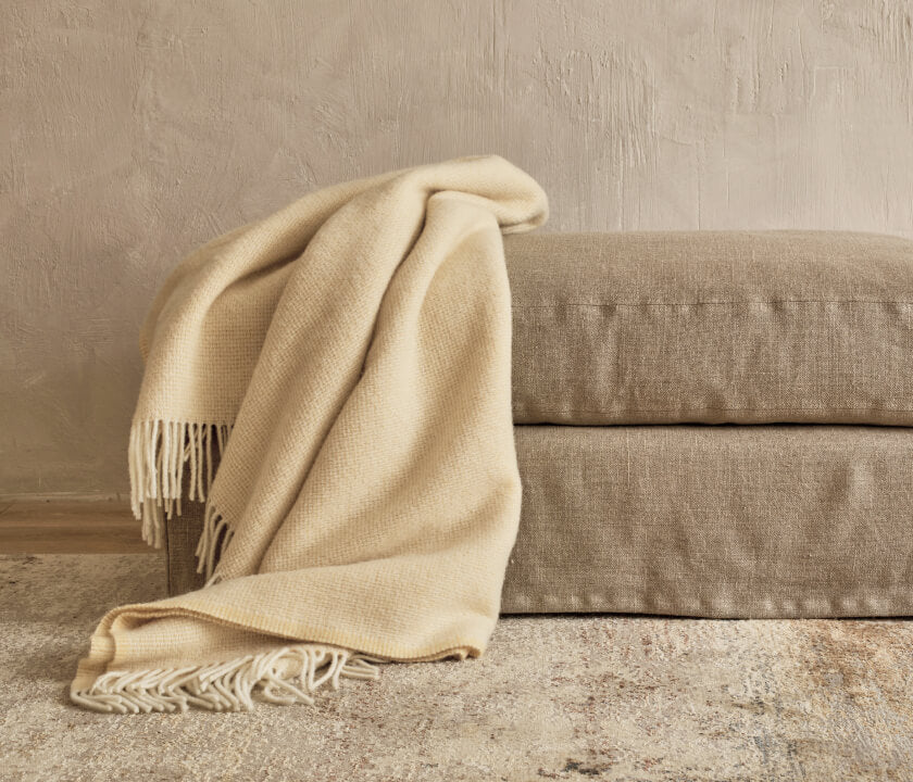 ILLY-Decke aus Alpaka-Wolle