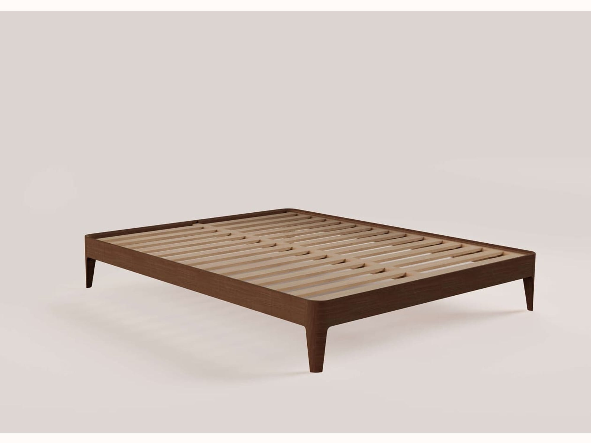 Cama com base em carvalho maciço CLAIRIÈRE