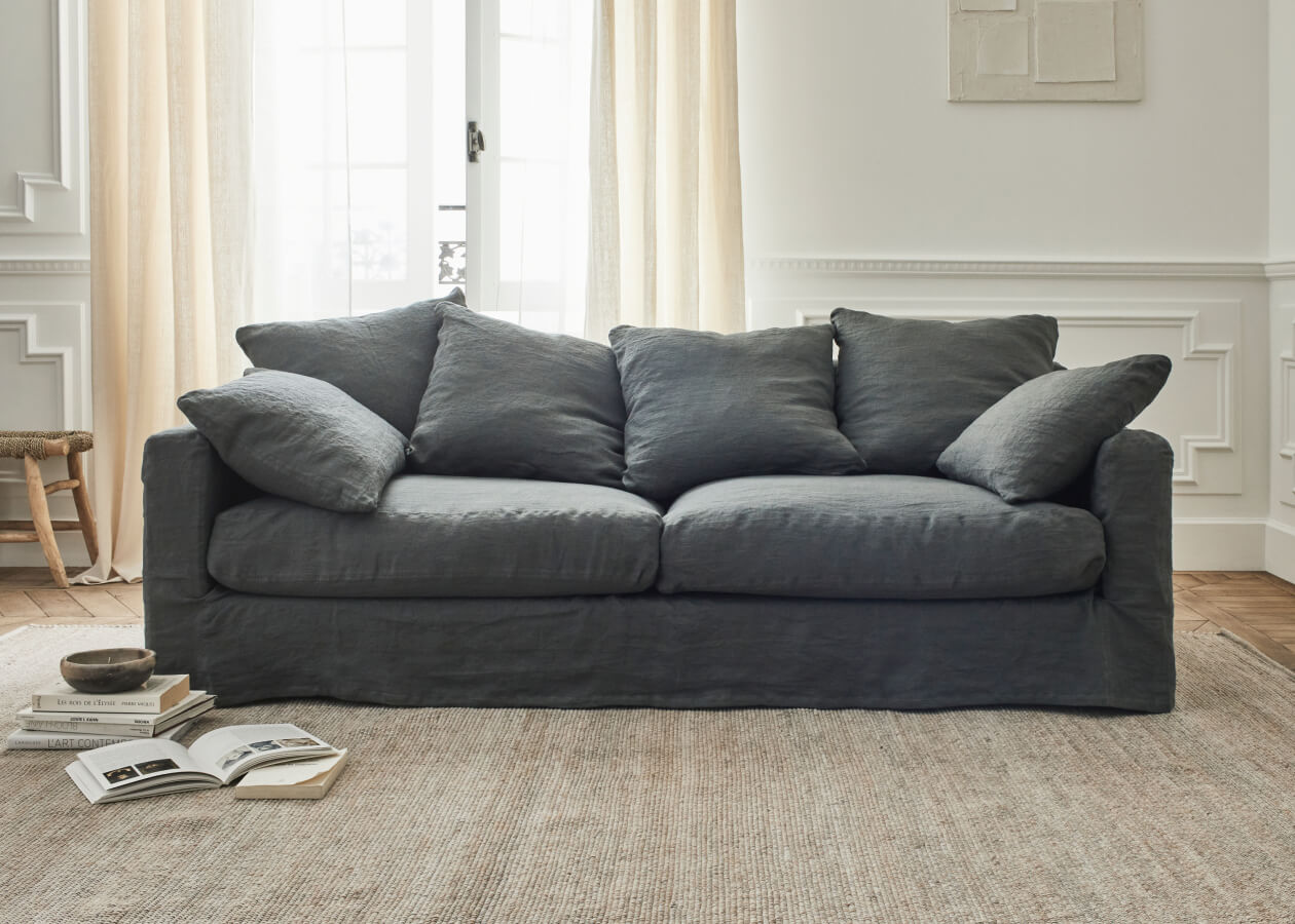 Divano in lino PALM