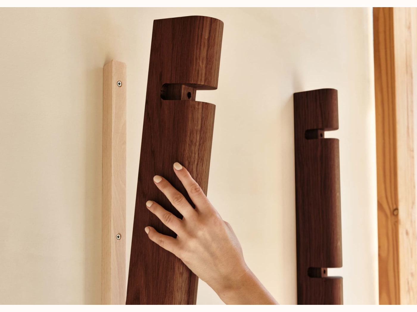 BAOBAB Solid Wood Wall Shelf - 3 Shelves