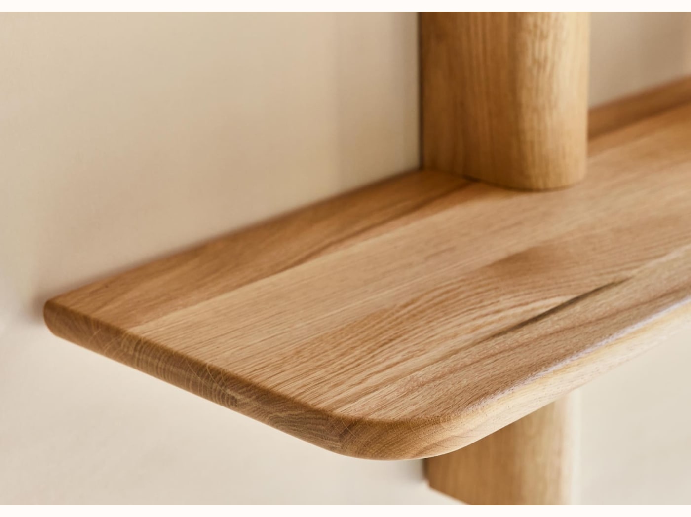 BAOBAB Solid Wood Wall Shelf - 3 Shelves