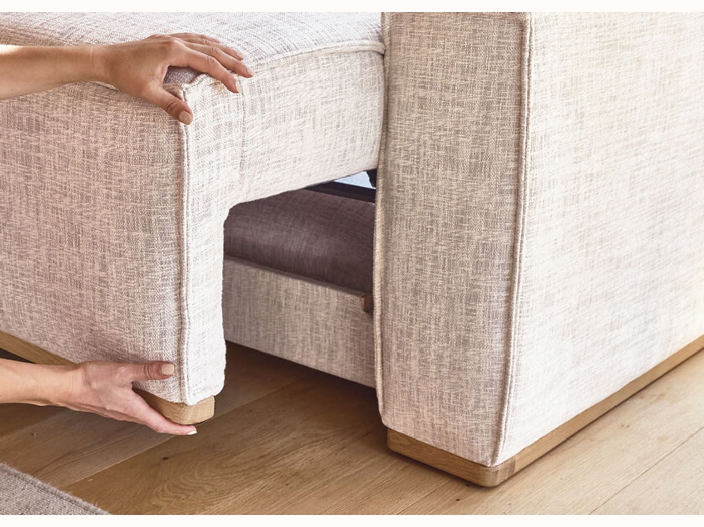 Schlafsofa mit Holzgestell FOLIA