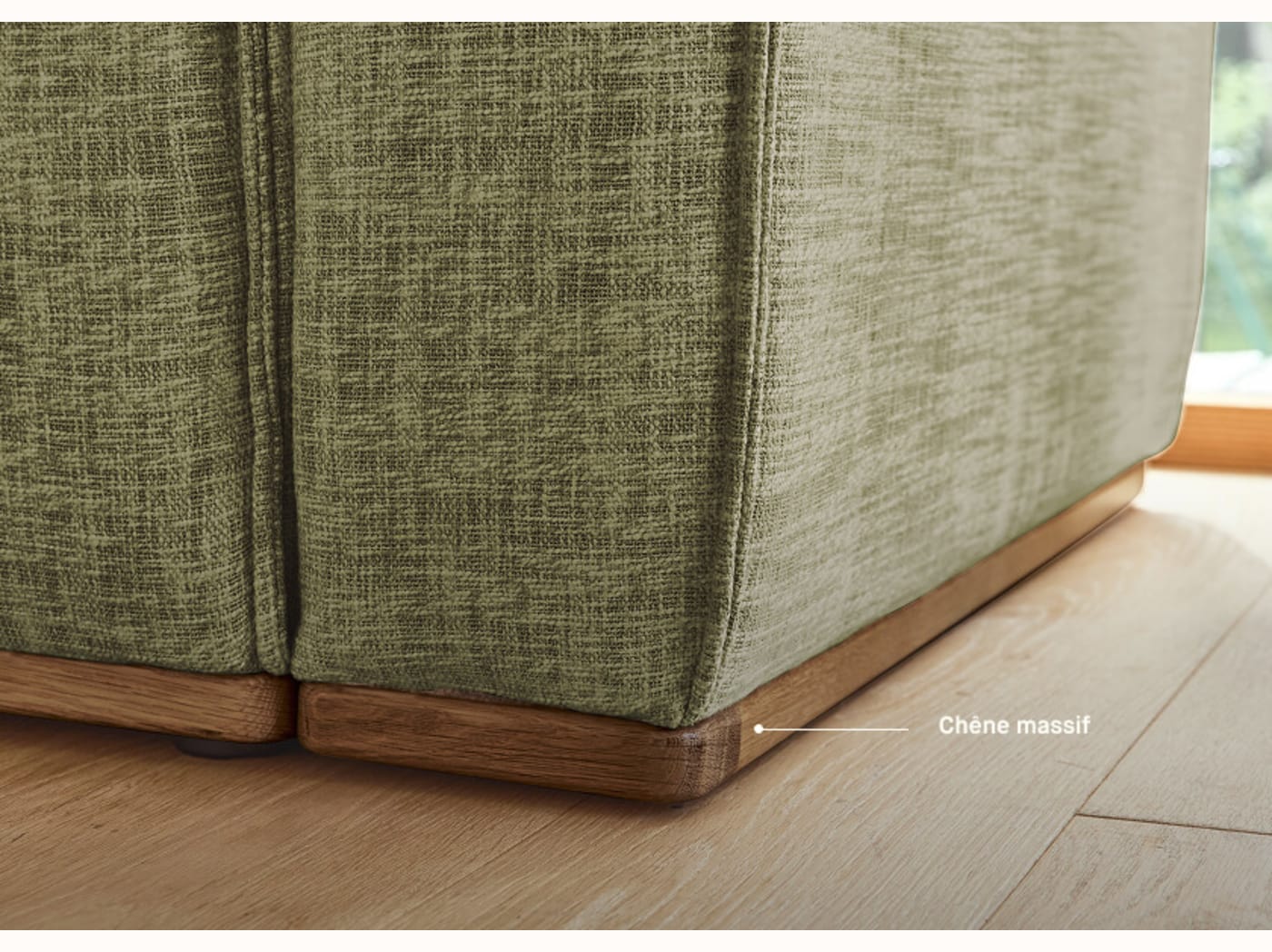 Schlafsofa mit Holzgestell FOLIA