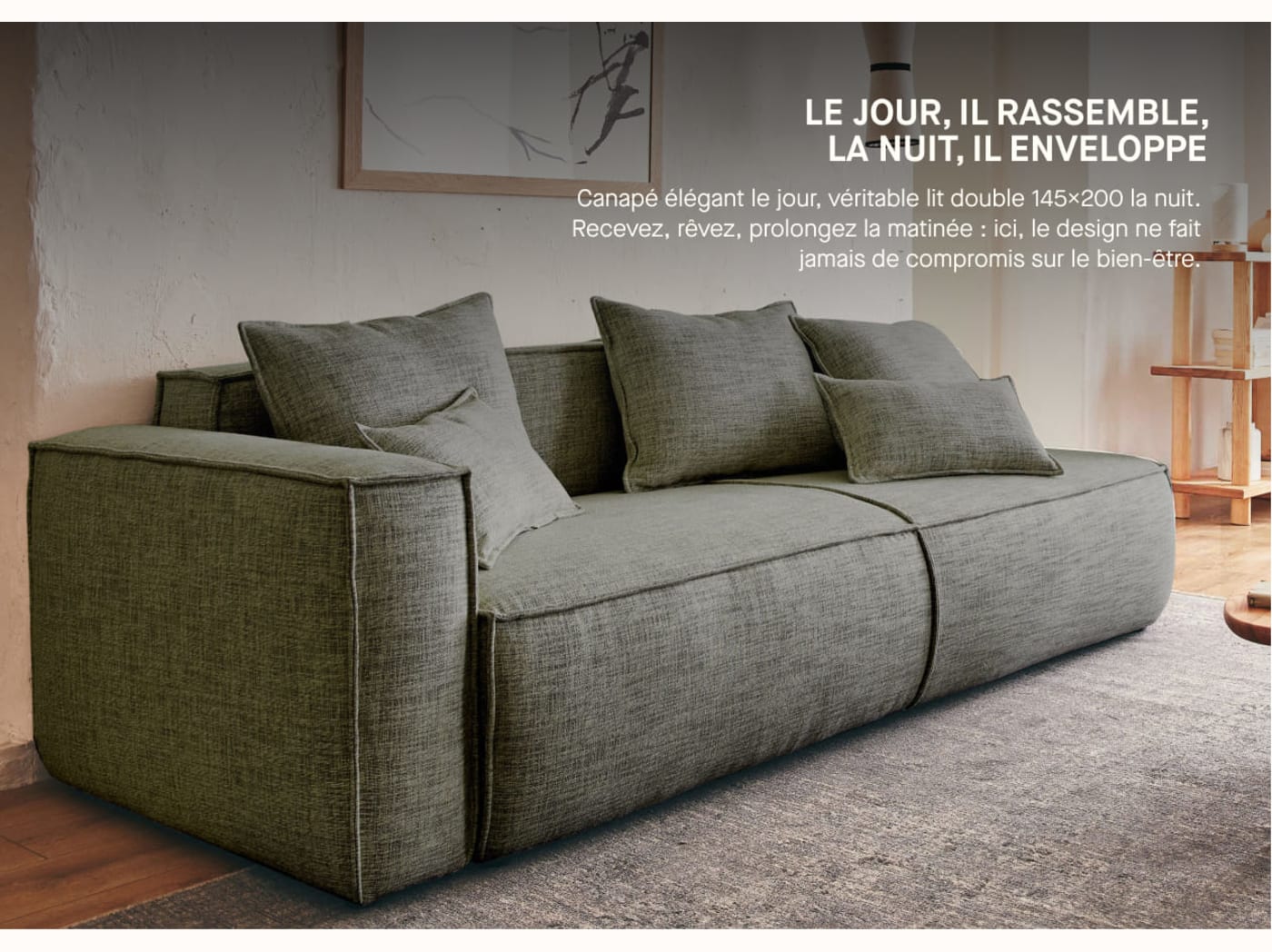 FOLIA Convertible Sofa