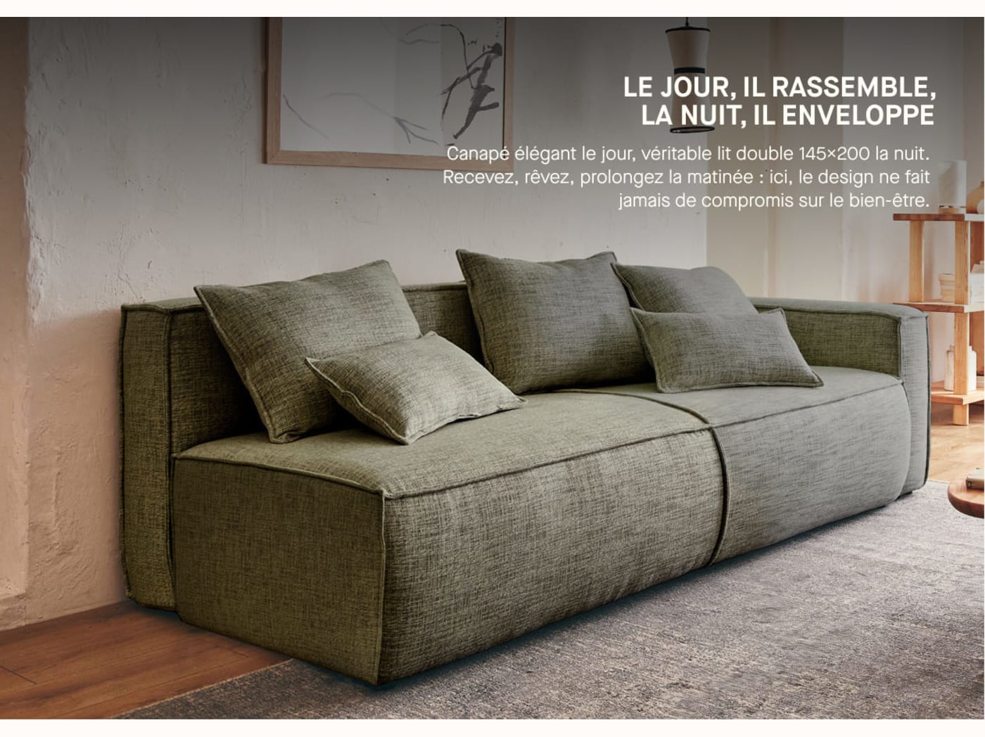FOLIA Convertible Sofa