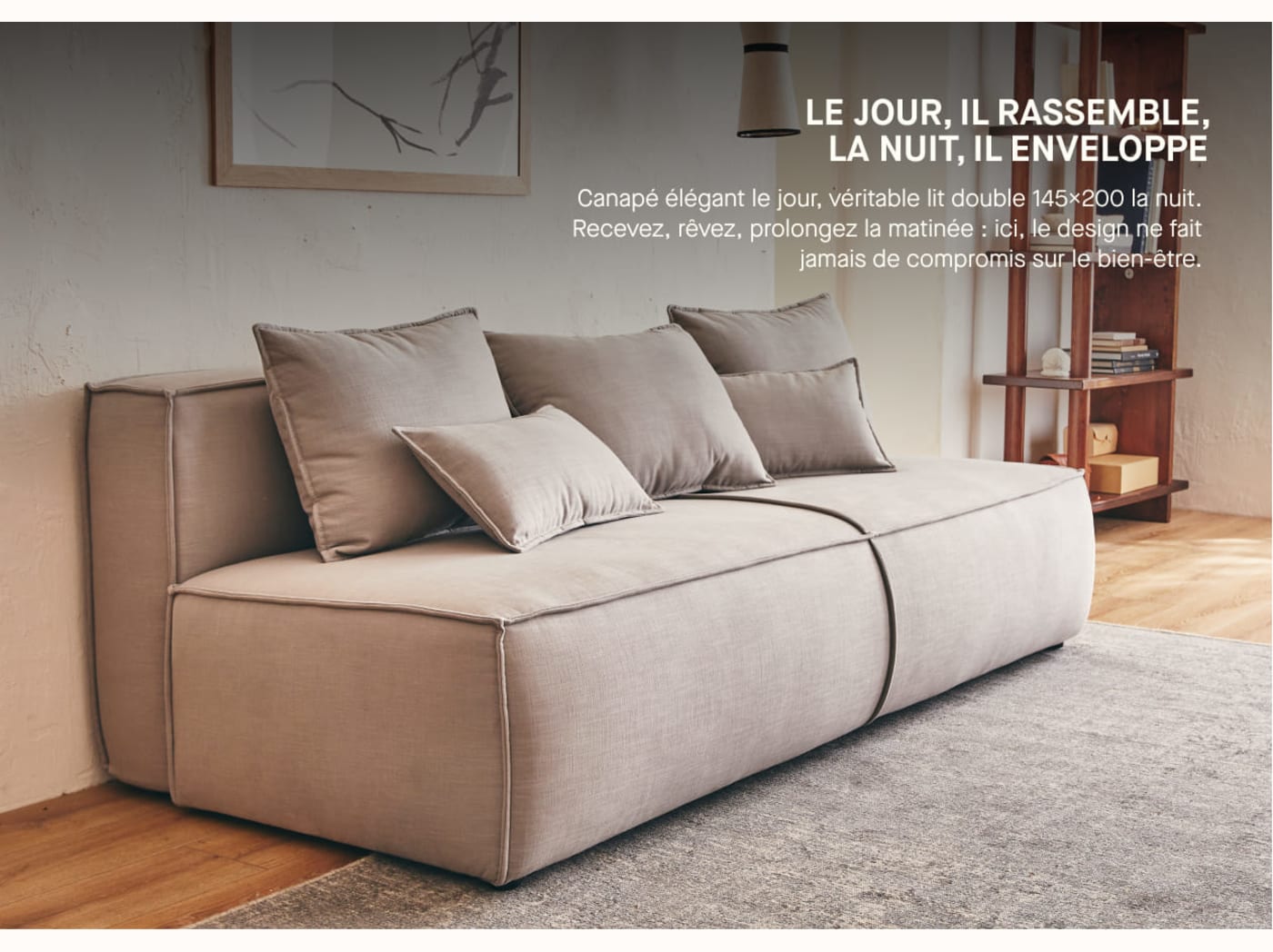 FOLIA Convertible Sofa