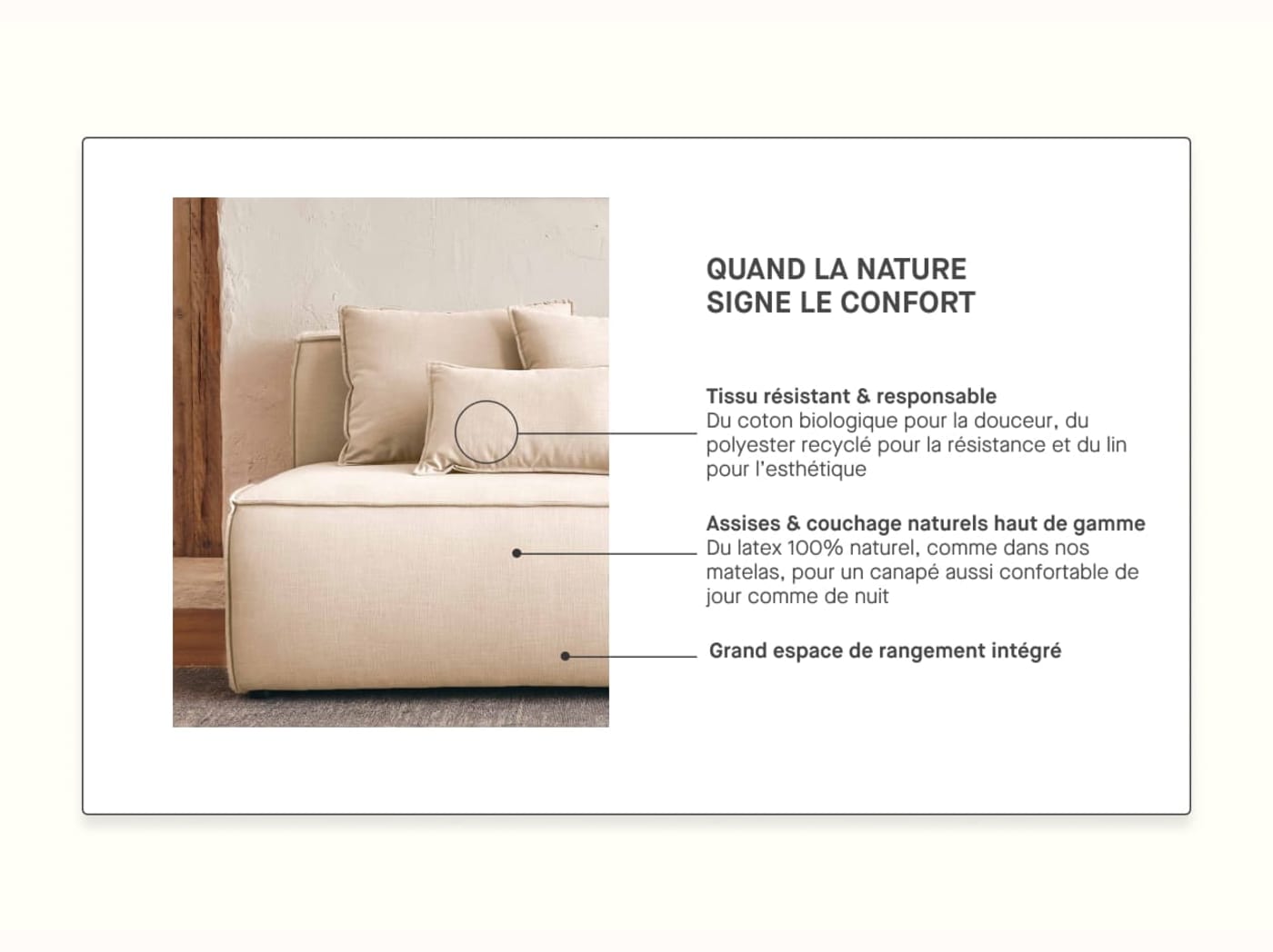 FOLIA Convertible Sofa
