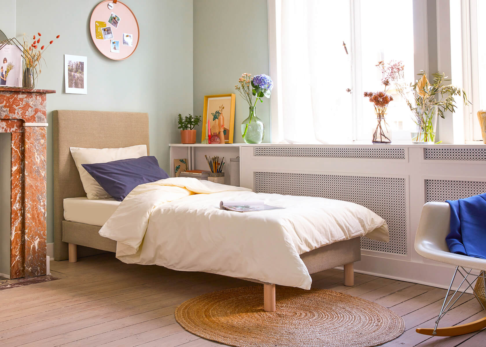 Kindermatras van natuurlatex
