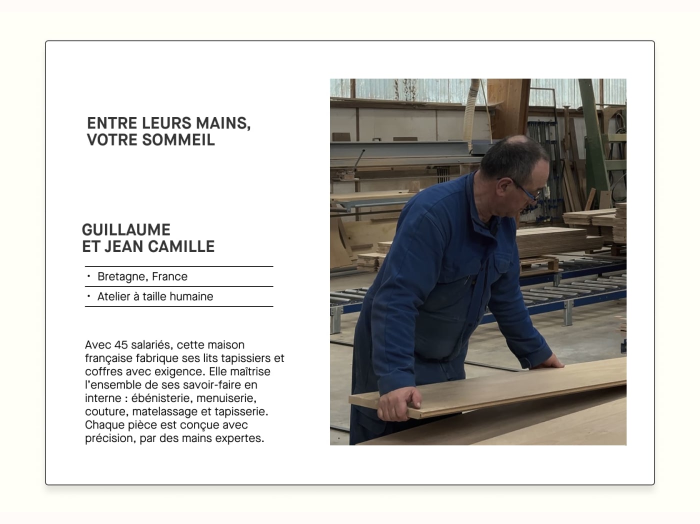 Sommier tapissier premium - LE LAC